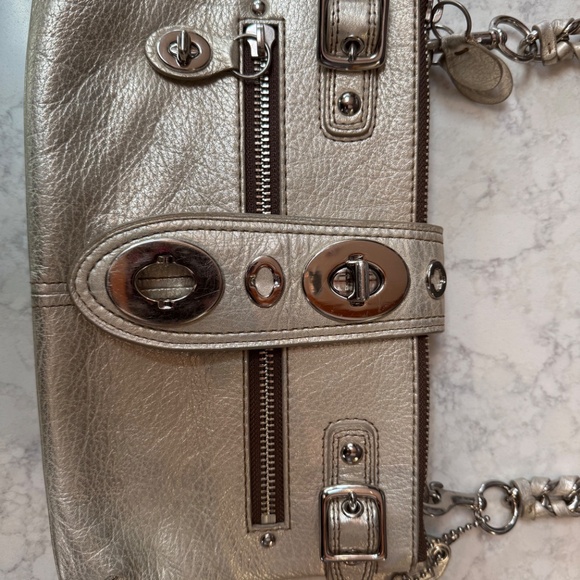 Coach Bridget 65th Anniversary Legacy Leather shoulder handbag CLUTCH - Picture 3 of 10
